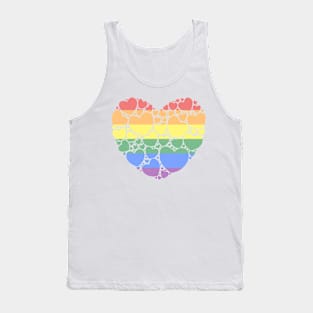 Rainbow Hearts Tank Top